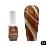 Ojă semipermanentă ochi de pisică Honey Latte 8 ml, 02