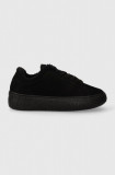 Tommy Jeans sneakers din piele intoarsă TOMMY JEANS NEW CUPSOLE LEAT WL culoarea negru, EN0EN02274