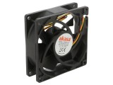 Ventilator axial Akasa 12V 80x80x25mm 39,5dBA cu rulmenți bilă