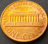 Moneda 1 CENT - SUA, anul 1964 D *cod 1902