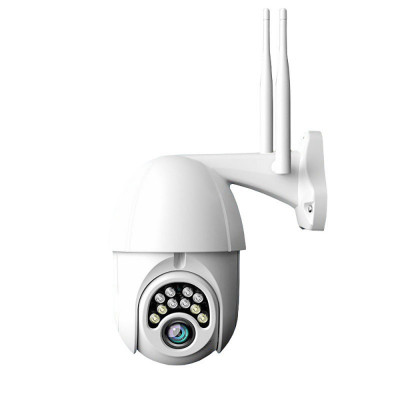 Camera Supraveghere IP PTZ Techstar&amp;reg; P16, Wireless Doua Antene 5db, 355&amp;deg;, 1080p, IR+LED, Exterior, ONVIF, NVR, Senzor Miscare, Zoom Digital x4 foto