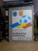 Program Meci Fotbal Romania-Austria 1986, 16 Pagini, Stare Buna
