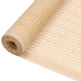 Plasă de protecție intimitate, bej, 1x25 m, 195 g/m&sup2;, HDPE