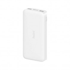 Baterie externa Xiaomi Redmi Power Bank 20000 mAh 18W Fast Charge Alb foto