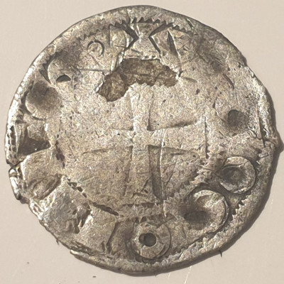 Franța jud. La Marche deniers / denar ND(1199-1249) argint Hugh IX-X foto