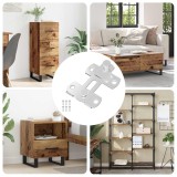 vidaXL Yale pentru ușă 423 pcs Argintiu 70 x 8 mm Oțel 864754