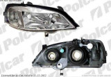 Far Opel Astra G 01.1998- 08.2009 TYC fata stanga, tip bec H7+HB3 Kft Auto