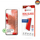 Cumpara ieftin Folie pentru Samsung Galaxy S21 FE 5G, Displex Real Glass 2D, Clear