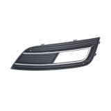 Grila spoiler Audi A4/S4 (B8), 11.2011-2016, Dreapta, 8K0807682K01C, 13D127-2 insertie crom, cu gaura proiector Kft Auto, AutoLux