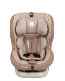 Scaun auto rotativ cu isofix 0-25 kg Twister Beige, Kikkaboo