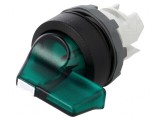 Comutator Rotativ 22mm Verde IP66