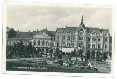 5107 - SATU-MARE, Market, Romania - old postcard - used - 1944 foto