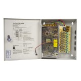 Cumpara ieftin Aproape nou: Sursa alimentare CCTV PNI STC15A in cutie metalica 12V 15A si 9 iesiri