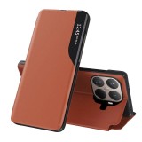 Husa Xiaomi 15T Pro Eco Leather View flip tip carte, portocaliu