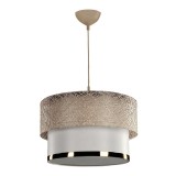Plafoniera PWL-1090 pakoworld E27 aur alb D30x20cm