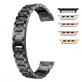 Curea otel, compatibila Apple Watch 9|8|7|6|5|4|3|2|1 Series, 41mm|40mm|38mm, Black Diamond