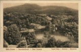 CP1829N Băile Sovata - Szov&aacute;taf&uuml;rdő - Bad Sovata, Lacul Ursu - Medvet&oacute; - B&auml;renteich, carte poștală, 1929