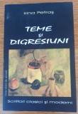 Teme si digresiuni și Despre feminitate, moarte și alte eternități, Irina Petras