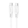 Cablu de incarcare, Type-C to Type-C, 60W, 3A, High-Speed Charging, 1.2m - Acefast (C3-03) - White