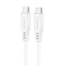 Cablu de incarcare, Type-C to Type-C, 60W, 3A, High-Speed Charging, 1.2m - Acefast (C3-03) - White
