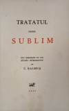 Tratatul despre sublim - C. Balmus | Carte de filosofie