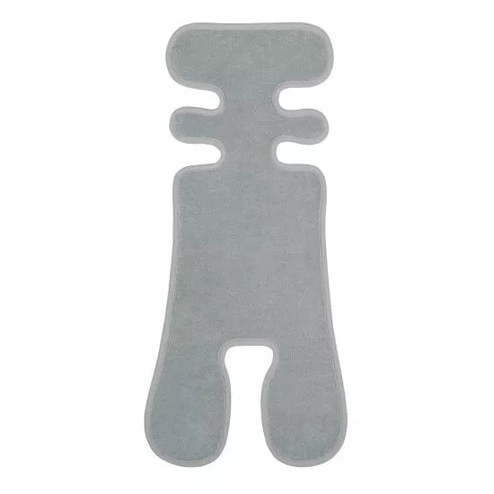 Protectie antitranspiratie universala, pentru scaun auto si carucioare copii, AirCuddle, gri deschis moon