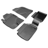 Covorase Auto Cauciuc Tip Tavita Toyota Avensis II 2 2003-2009 Negre Protectie Tunel Spate ALM
