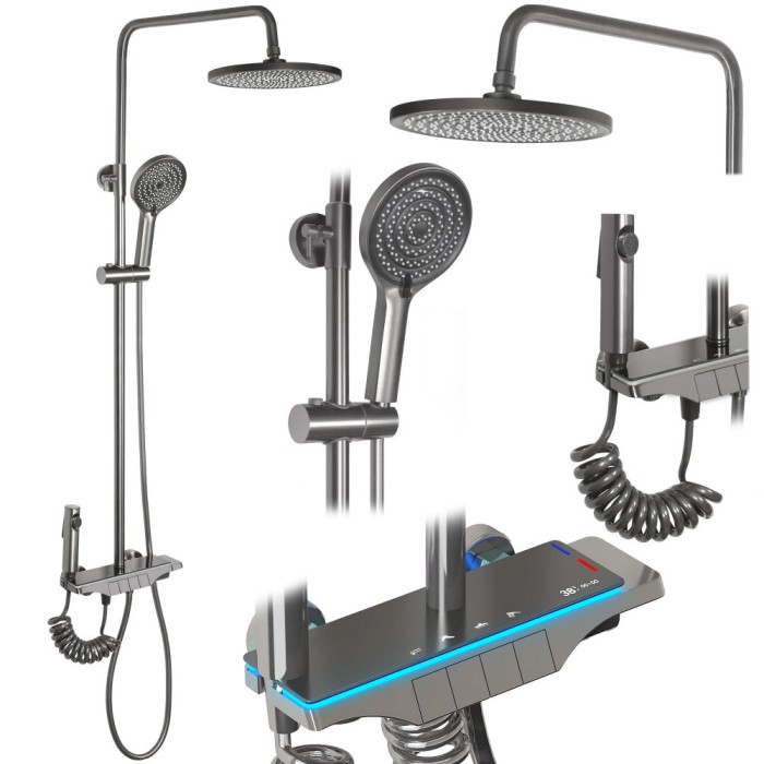 Set dus REA Savio Led Titanium
