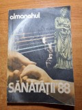 Almanahul Sanatatii 1988, 192 pagini, stare buna. Almanah