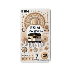 eSIM Hajj Special ARABIA 1GB 7Days Standard