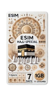 eSIM Hajj Special ARABIA 1GB 7Days Standard foto