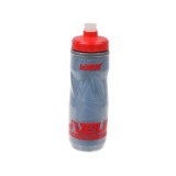 Sticla de apa Sport, Izoterma, 610 ml, Gri/Rosu, ATU-083077, Oem