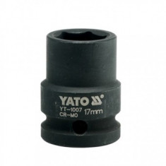 Cheie tubulara hexagonala de impact 1/2", 17mm, Yato YT-1007