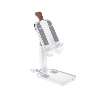 Suport Telescopic Birou Hoco Compatibil Cu Telefoane Si Tablete Cu Dimensiunea 4,7&amp;quot;-14&amp;quot;,alb, S28 foto