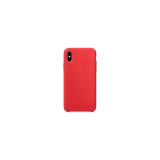 Husa Compatibila cu Apple iPhone XS Max - Iberry Silicon Soft Rosu, Carcasa
