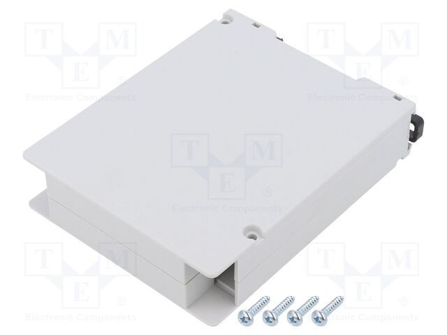 Carcasă MASZCZYK pentru şină DIN, 80mm x 17,7mm x 103mm, ABS gri