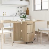 vidaXL Masă de dining 2 pcs 140 x 80 x 77 cm Lemn prelucrat 3424934