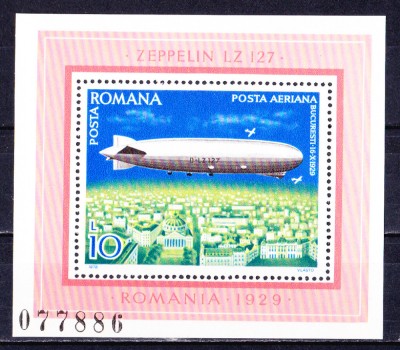 TSV$ - 1978 LP 953 DIRIJABILE, COLITA DANTELATA MNH/** LUX foto