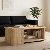 vidaXL Masă de cafea Stejar Sonoma 90 x 50 x 33 cm Lemn prelucrat 8000996