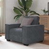 Gossi canapea scaun gri inchis 59 cm catifea