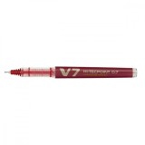 Pix cu varf Roller, Pilot, V7, Hi-Tecpoint, reincarcabil, Rosu, 0.7 mm