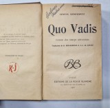 QUO VADIS , roman des temps neroniens par HENRYK SIENKIEWICZ , 1901