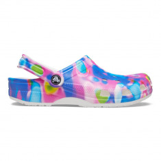 Saboti Classic Crocs Solarized Clog Multicolor - White/Pink