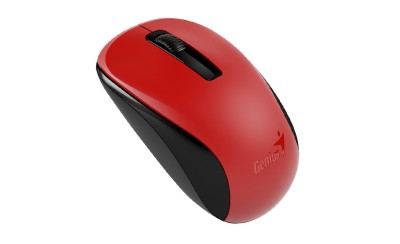 MOUSE Genius, &amp;quot;NX-7005&amp;quot;, PC sau NB, wireless, 2.4GHz, optic, 1200 dpi, butoane/scroll 3/1, , negru / rosu, &amp;quot;31030017403&amp;quot; (timbru verde 0.18 lei) foto