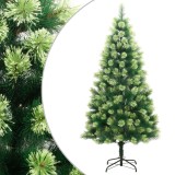 VidaXL Brad de Crăciun artificial cu suport și balamale, 150 cm