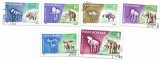 Romania (229) - Animale preistorice, 1966 - serie obliterata, Geologie, Stampilat
