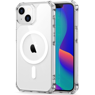 Husa ESR Air Armor Halolock MagSafe pentru Apple iPhone 14 Plus/15 Plus Transparent foto