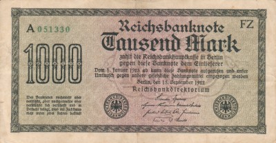 GERMANIA 1.000 marci 1922 VF!!! foto