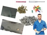 Kit Reparatie Plafon Auto Universal, 60 Piese, Gri - Fixare Tapiterie Interior Masina, Asamblare Usoara
