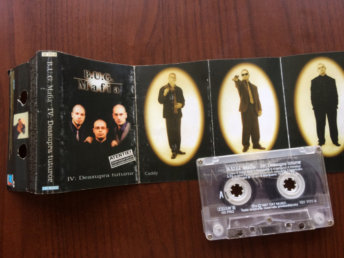 B.U.G. Mafia IV: Deasupra Tuturor caseta audio muzica hip hop rap cat music 1997